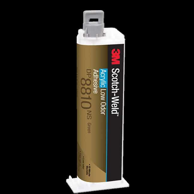 3M 99432, Scotch-Weld Low Odor Acrylic Adhesive DP8810NS, Green, 45 mLDuo-Pak, 7100097574, 12/case
