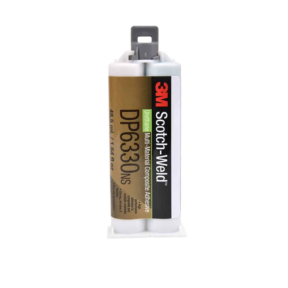 3M 86431, Scotch-Weld Multi-Material Composite Urethane Adhesive DP6330NS,Green, 48.5 mL Duo-Pak, 7100109828, 12/Case