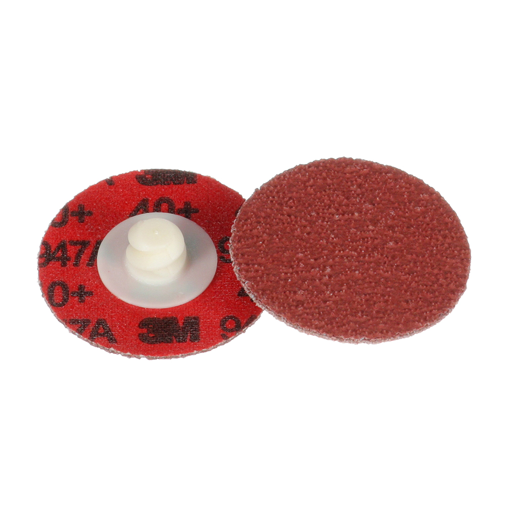 3M 54239, Cubitron II Roloc Durable Edge Disc 947A, 40+, X-weight, TR, Maroon, 1-1/2 in, Die R150S, 7100077038