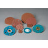 Standard Abrasives 522258, Quick Change Aluminum Oxide Extra 2 Ply Disc, 120, TSM, LT BRN, 1 in, Die QS100NM, 7100097654
