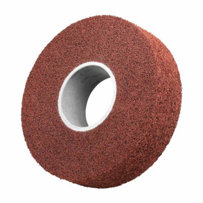 3M 01888, Scotch-Brite Metal Finishing Wheel, MF-WL, 5A Coarse, 6 in x 2 in x 1 in, 7100111497