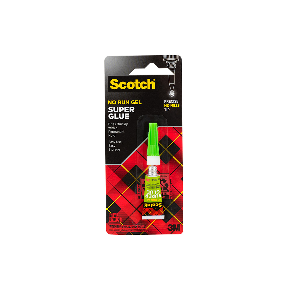 3M 96816, Scotch Super Glue Gel AD113, .07 oz, 7000047664