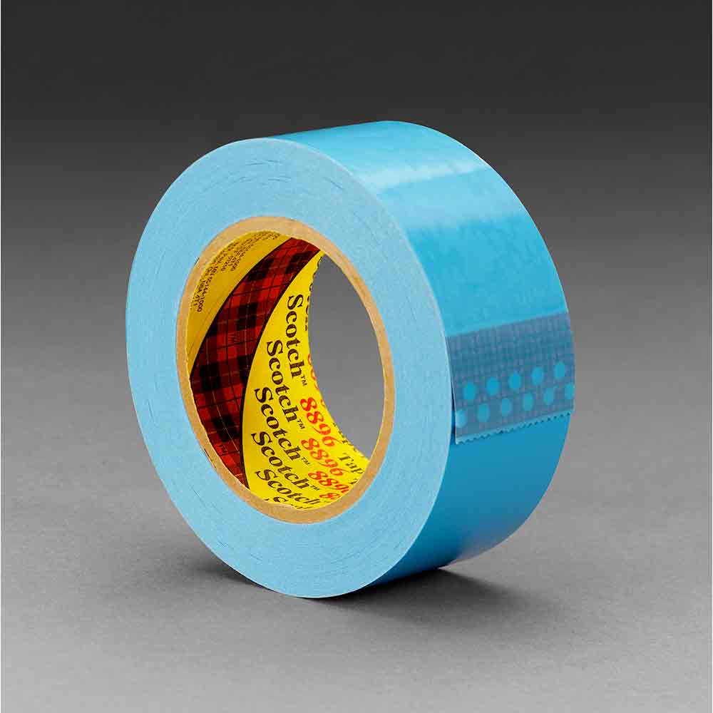 3M 35527, Scotch Strapping Tape 8896, Blue, 24 mm x 55 m, 36 rolls per case, 7000123856