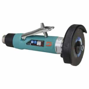 Dynabrade 52373 4" (102 mm) Dia. Straight-Line Type 1 Wheel Grinder, 1 HP, 12,000 RPM, 3/8"-24 Spindle
