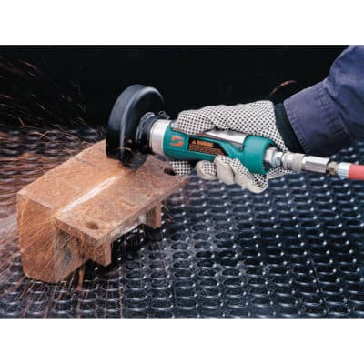 Dynabrade 52373 4" (102 mm) Dia. Straight-Line Type 1 Wheel Grinder, 1 HP, 12,000 RPM, 3/8"-24 Spindle_1