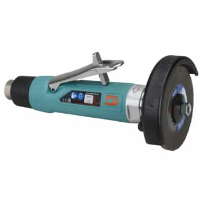 Dynabrade 52374 4" (102 mm) Dia. Straight-Line Type 1 Wheel Grinder, 1 HP, 15,000 RPM, 3/8"-24 Spindle