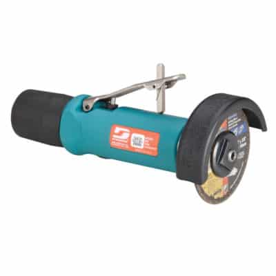 Dynabrade 52435 3" (76 mm) Dia. Straight-Line Cut-Off Wheel Tool, Rear Exhaust, .5 HP, 20,000 RPM, 3/8"-24 Spindle