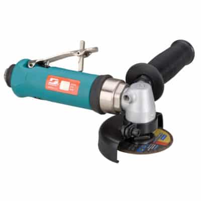 Dynabrade 54730 3" (76 mm) Dia. Right Angle Type 1 Cut-Off Tool, Rear Exhaust, .7 HP, 18,000 RPM, 3/8"-24 Spindle