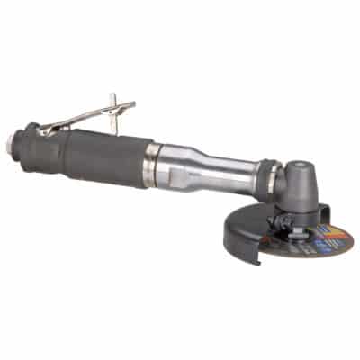 Dynabrade 54743 4" (102 mm) Dia. Extended Right Angle Cut-Off Tool, Steel Housing, .7 HP, 18,000 RPM, 3/8"-24 Spindle
