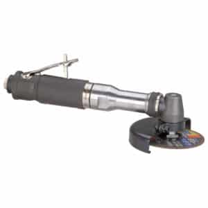 Dynabrade 54746 4" (102 mm) Dia. Extended Right Angle Type 1 Cut-Off Tool, Steel Housing, .7 HP, 13,500 RPM, 3/8"-24 Spindle