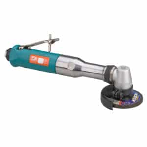 Dynabrade 54769 3" (76 mm) Dia. Extended Right Angle Type 27 Depressed Center Wheel Grinder, .7 HP, 18,000 RPM, 3/8"-24 Spindle