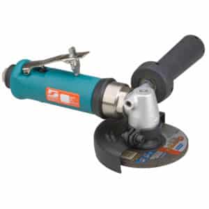 Dynabrade 54775 4" (102 mm) Dia. Right Angle Type 27 Depressed Center Wheel Grinder, .7 HP, 13,500 RPM, 3/8"-24 Spindle