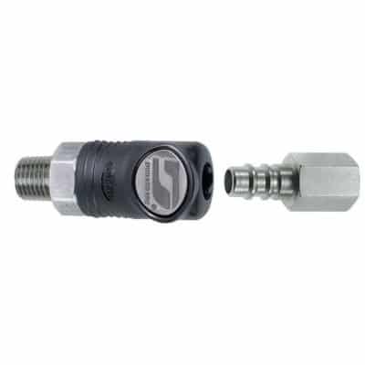 Dynabrade 94993 1/4" Male Composite-Style Coupler with 1/4" Female Plug Assembly