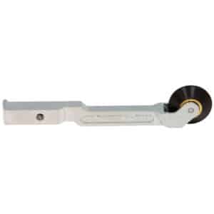 Dynabrade 15029 Contact Arm Ass'y, 1" Dia. x 3/8" W, Tapered Rubber Wheel, No Platen/Offset Design