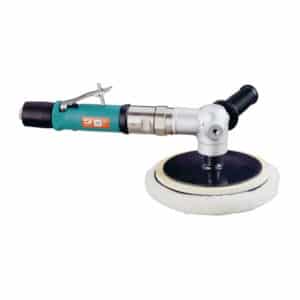 Dynabrade 51470 6"-8" Dia. Right Angle Two-Hand Rotary Buffer, .7 hp, 0-2,000 RPM, Rear Exhaust, 5/8"-11 Spindle Thread