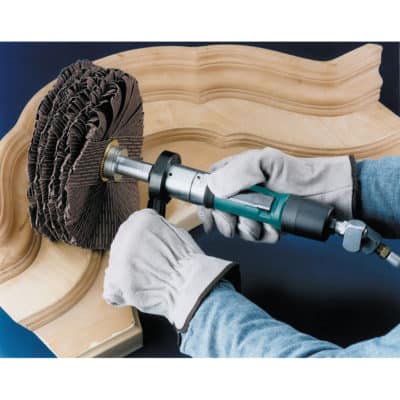 Dynabrade 52060 Dyninger Finishing Tool, .4 HP, 200-9500 RPM, 5/8" or 1" Dia. Arbor_1