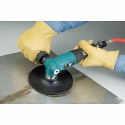 Dynabrade 52657 7" Dia. Right Angle Disc Sander, Rotational Exhaust, 1.3 HP, 6,000 RPM, 5/8"-11 Thread_1