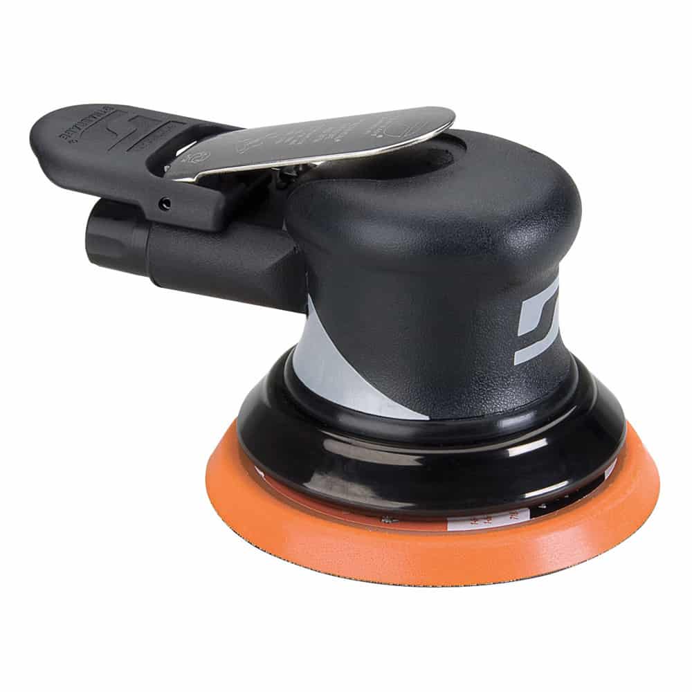 Dynabrade Dynorbital-Spirit 6 Inch Random Orbital Sander - Pneumatic, 3/8" Orbit, 12000 RPM (Non-Vacuum)