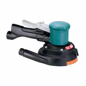 Dynabrade 58444 6" Dia. Two-Hand Gear-Driven Sander, Central Vacuum, .45 HP, 900 RPM, Hook-Face