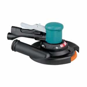 Dynabrade 58446 8" Dia. Two-Hand Gear-Driven Sander, Central Vacuum, .45 HP, 900 RPM, PSA