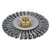 Dynabrade 78810 4" Dia. x .020 x 5/8"-11 UNC Roughneck Stringer Bead Twist Wire Wheel, Stainless Steel