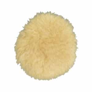 Dynabrade 90034 3-1/2" Dia. Polishing Pad, Natural Sheepskin Wool