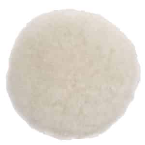Dynabrade 90081 5" Dia. Polishing Pad, Natural Sheepskin Wool