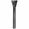 Dynabrade 93349 Carbide Burr, 1/8" Dia., SN-42 D/C Burr, 10 Degree Inverted Cone, 3/16" Flute L, 1/8" Shank