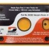 Dynabrade 56326 - 2-2/3" (68 mm) x 7-3/4" (196 mm) Vacuum Dynabug II Disc Pad, Hook-Face, Short Nap
