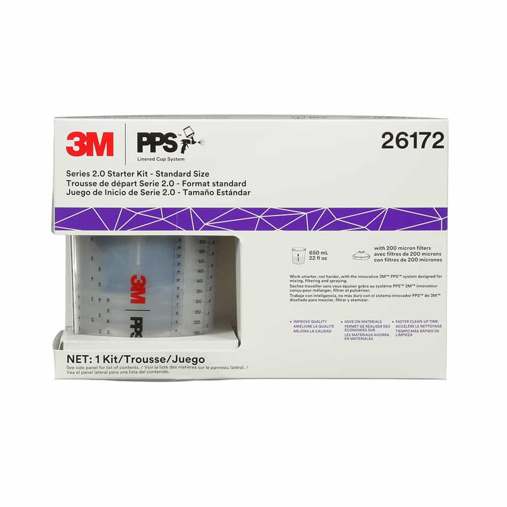 3M 26024 PPS Series 2.0 Spray Cup System Kit 28 fl oz (Large) 200 Micron Filter
