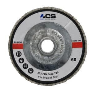 ACS Full Diamond Flap Discs, 4.5 Inch