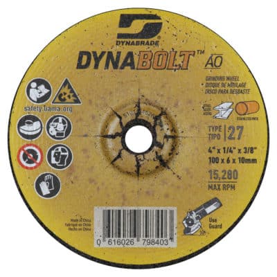 Dynabrade 79840 Type 27 - 4 Grinding Wheel
