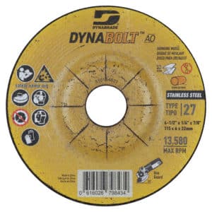 Dynabrade 79843 Type 27 - 4.5 Grinding Wheel