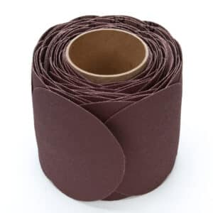 3M 21750, Stikit Cloth Disc Roll 341D, 1697433, 80 X-weight, 5 in x NH, Die 500X, 7000118783