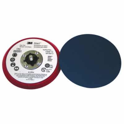 3M 20351 Stikit Low Profile Disc Pad, 5 in x 3/8 in x 5/16-24 External, 7000118611