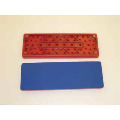 3M 28660, Stikit Sheet Pad, 2-3/4 in x 7-3/4 in x 1/2 in Red Foam, 7000144115