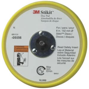 3M 28817, STIKIT LOW PROFILE DISC PAD, EXTRA FIRM, 5 IN X 3/8 IN X 5/16 IN, 24 EXTERNAL, 7010361145