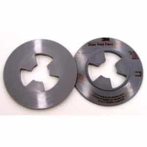 3M 13325, Disc Pad Face Plate, 4-1/2 in Medium Gray, 7000120513