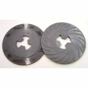 3M 80516, Disc Pad Face Plate Ribbed 80516, 7 in Medium Gray, 7000120515