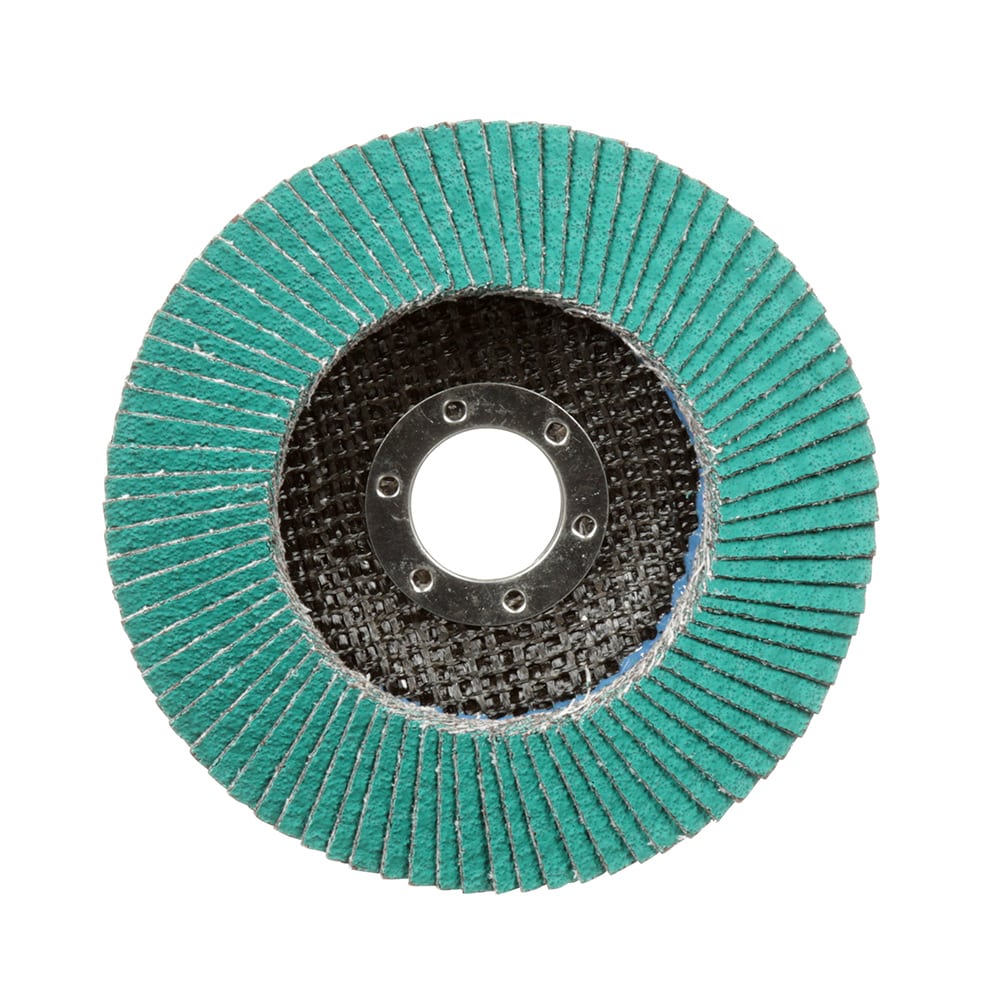 3M 30974, Flap Disc 577F, 80, T27, 4-1/2 in x 7/8 in, Giant, 7010308898