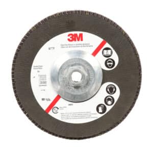 3M 27531, Flap Disc 577F, 60, T29 Quick Change, 4 in x 3/8