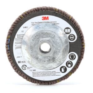 3M 55388, Flap Disc 566A, 80, T27 Quick Change, 7 in 5/8"-11, Giant, 7010361789