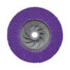 3M 88512, Flap Disc 769F, 40+, Quick Change, Type 27, 4-1/2 in x 5/8 in-11, 7100242989