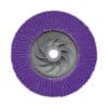 3M 88510, Flap Disc 769F, 80+, Quick Change, Type 27, 4-1/2 in x 5/8 in-11, 7100243876