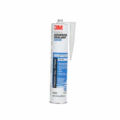 3M 09499, Marine Adhesive Sealant 5200, 06500, White, 295 mL Cartridge, 7000000623, 12/Case