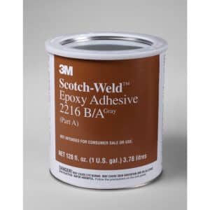 3M 20356, Scotch-Weld Epoxy Adhesive 2216, Gray, Part B/A, 1 Quart Kit, 7000000815, 6/case