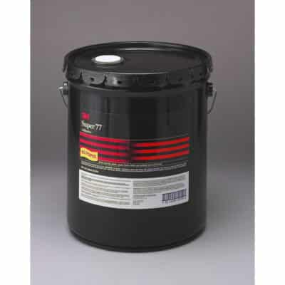 3M 43793, Super 77 Classic Spray Adhesive, Clear, 5 Gallon Drum (Pail), 7000000919