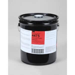 3M 21223, Industrial Plastic Adhesive 4475, Clear, 5 Gallon Drum (Pail), 7000000921