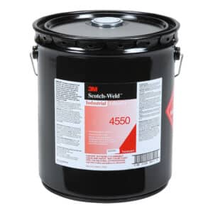 3M 89411, Industrial Adhesive 4550, Translucent, 5 Gallon Drum (Pail), 7000000924