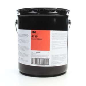 3M 21359, Industrial Adhesive 4799, Black, 5 Gallon Drum (Pail), 7000000928